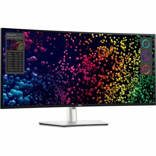 Dell UltraSharp U4025QW 40" Class 5K2K WUHD Curved Screen LED Monitor - 21:9 - Black, Silver