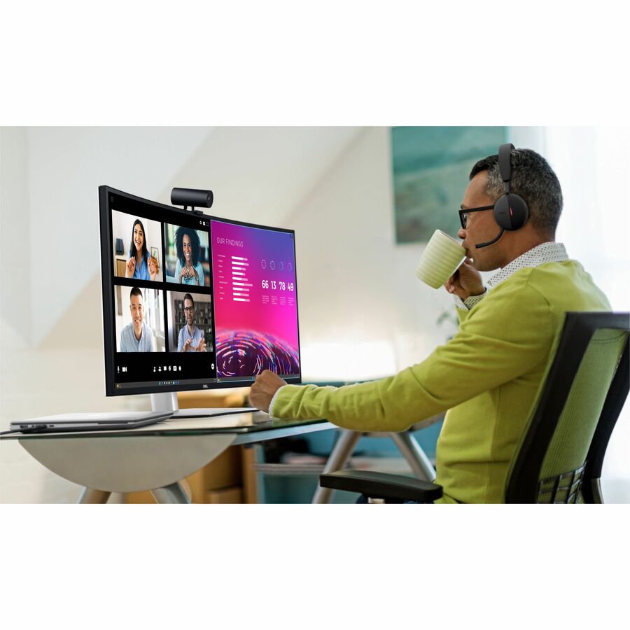 Dell UltraSharp U4025QW 40" Class 5K2K WUHD Curved Screen LED Monitor - 21:9 - Black, Silver