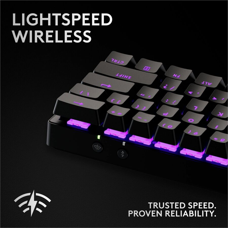 Logitech G PRO X 60 LIGHTSPEED Wireless Gaming Keyboard – Compact TKL Mechanical Keyboard with RGB Backlit and GX Optical Switches for Windows PC