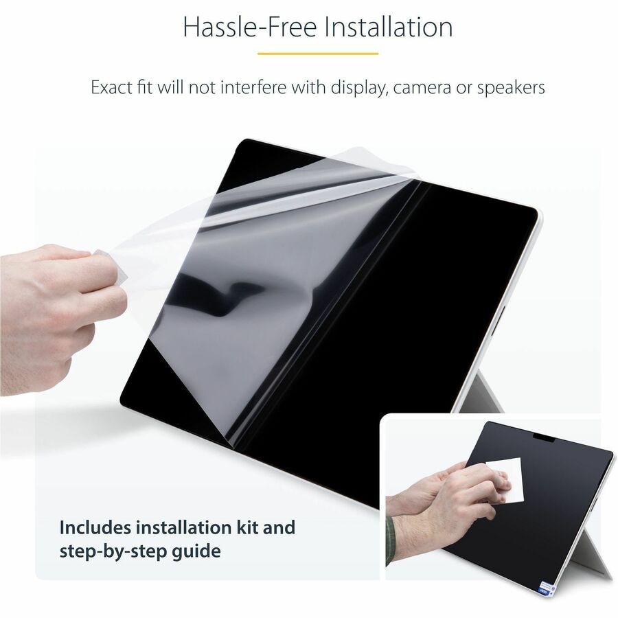 StarTech.com 13-Inch Surface Pro Privacy Screen Protector with Blue Light Reduction and Touch Support