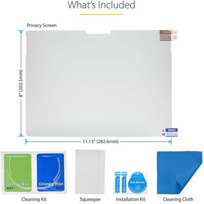 StarTech.com 13-Inch Surface Pro Privacy Screen Protector with Blue Light Reduction and Touch Support