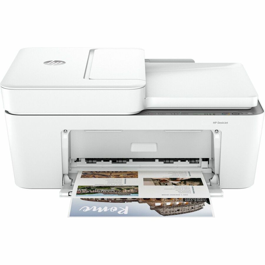 HP Deskjet 4255e Wired & Wireless Inkjet Multifunction Printer - Color - White