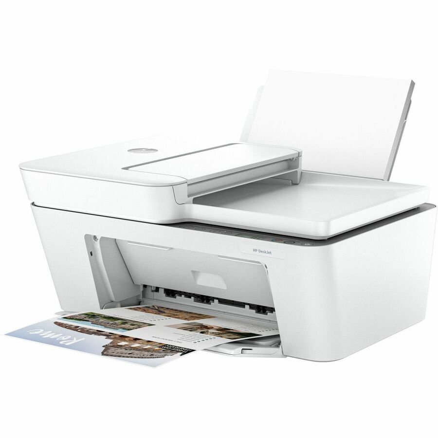 HP Deskjet 4255e Wired & Wireless Inkjet Multifunction Printer - Color - White