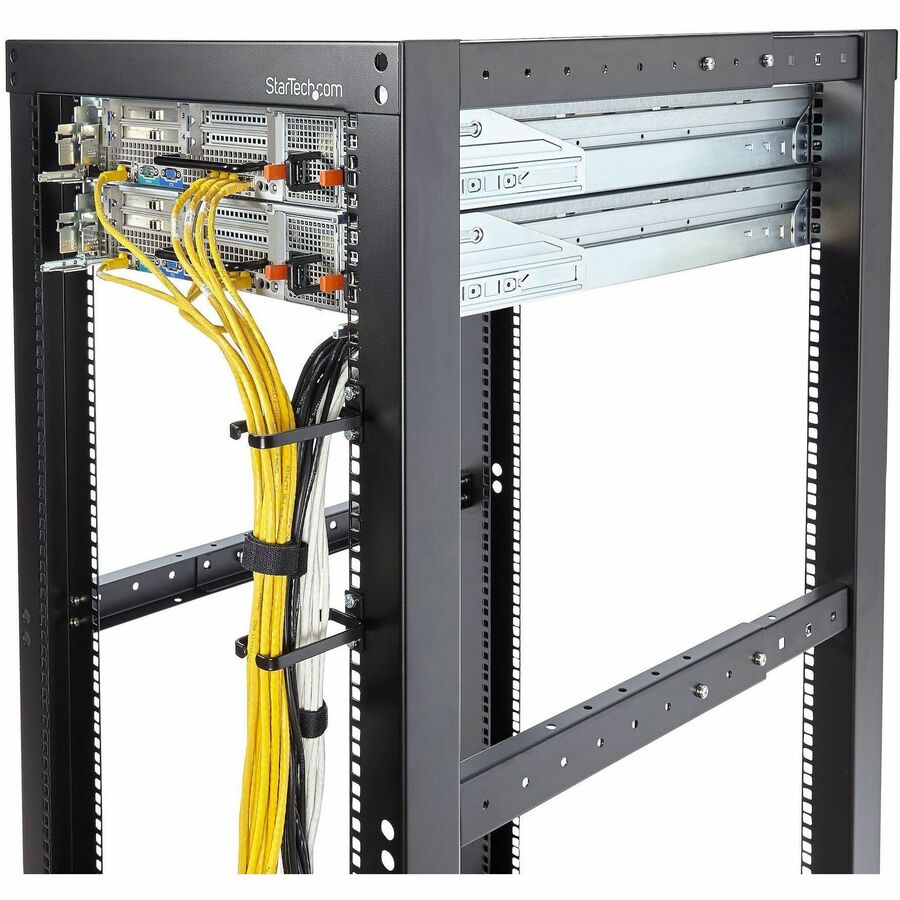 StarTech.com 5-Pack 1U Vertical D-Ring Cable Management Hooks for Server Racks