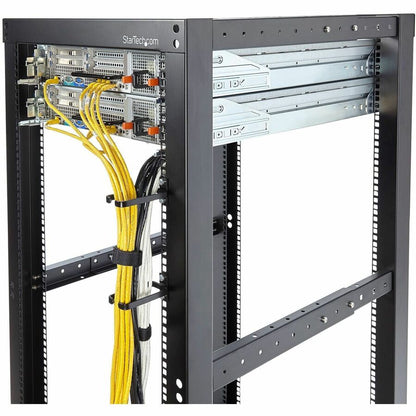 StarTech.com 5-Pack 1U Vertical D-Ring Cable Management Hooks for Server Racks