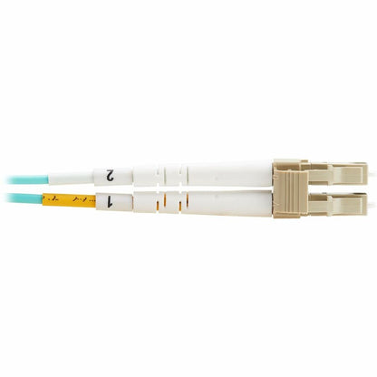 Eaton Tripp Lite Series 10Gb OM3 Duplex Fiber Optic Patch Cable, 9.8 ft, Aqua Jacket with LC Connectors
