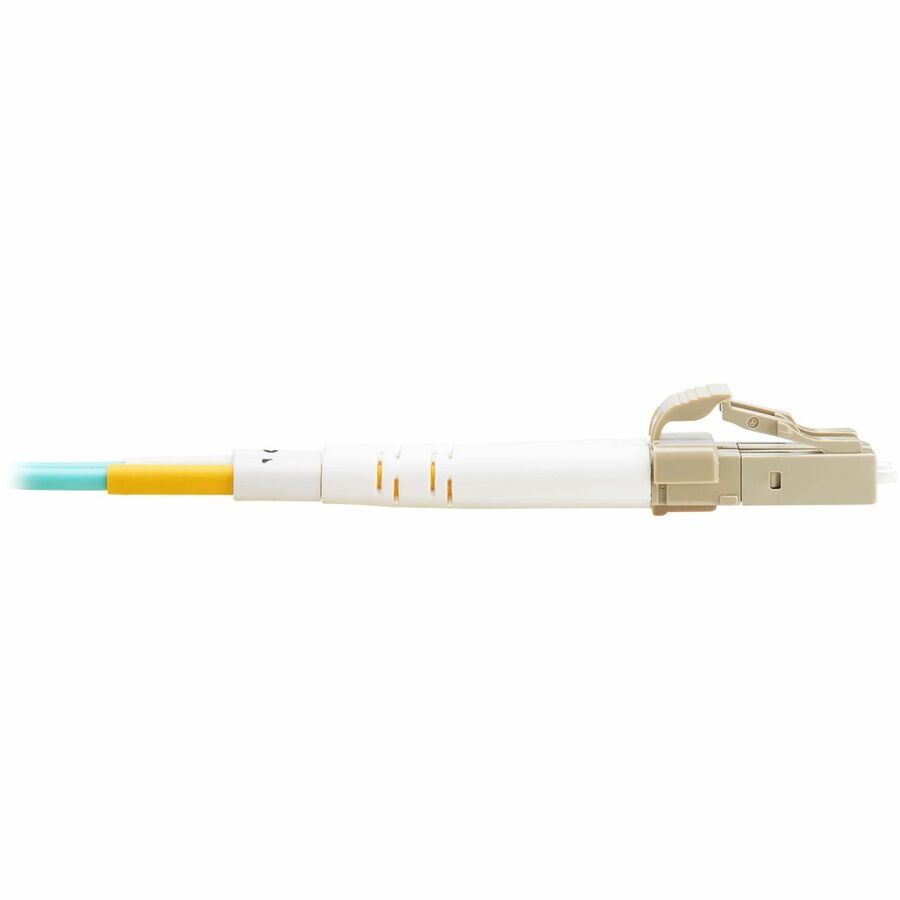 Eaton Tripp Lite Series 10Gb OM3 Duplex Fiber Optic Patch Cable, 9.8 ft, Aqua Jacket with LC Connectors