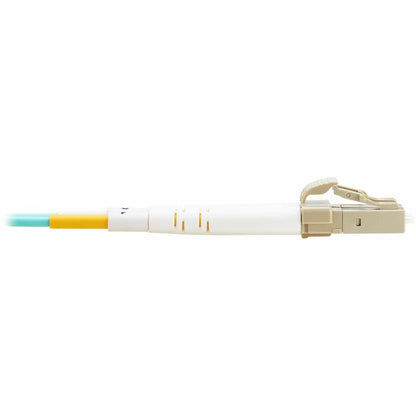 Eaton Tripp Lite Series 10Gb OM3 Duplex Fiber Optic Patch Cable, 9.8 ft, Aqua Jacket with LC Connectors