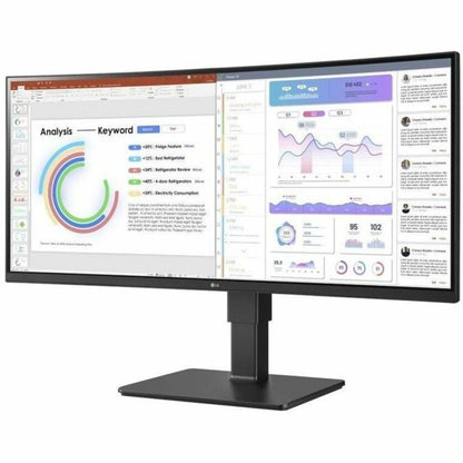 LG Electronics 34BQ77QE-B 34-Inch Curved WQHD IPS Monitor with HDR10 and USB-C
