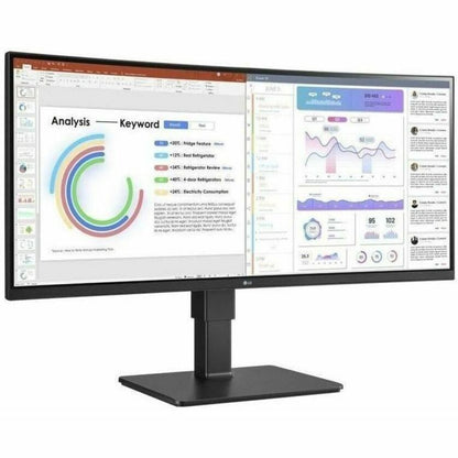 LG Electronics 34BQ77QE-B 34-Inch Curved WQHD IPS Monitor with HDR10 and USB-C