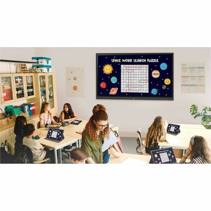 LG CreateBoard 75TR3DK-B Collaboration Display - 75-Inch UHD Multi-Touch Interactive Screen with Wireless ScreenShare and Educational Tools