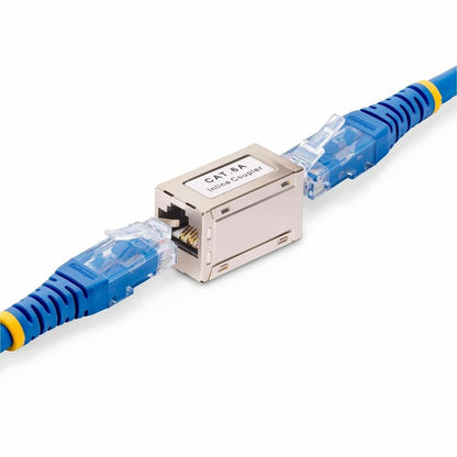 StarTech.com Shielded RJ45 Coupler for Cat 6a Ethernet Cables - Inline Female to Female Connector