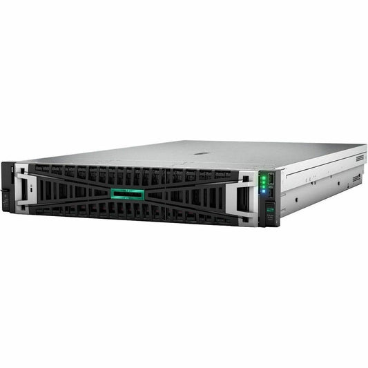Hewlett Packard Enterprise HPE ProLiant DL380 G11 2U Rack Server with Intel Xeon Silver 4510, 64GB RAM, and 960GB SSD