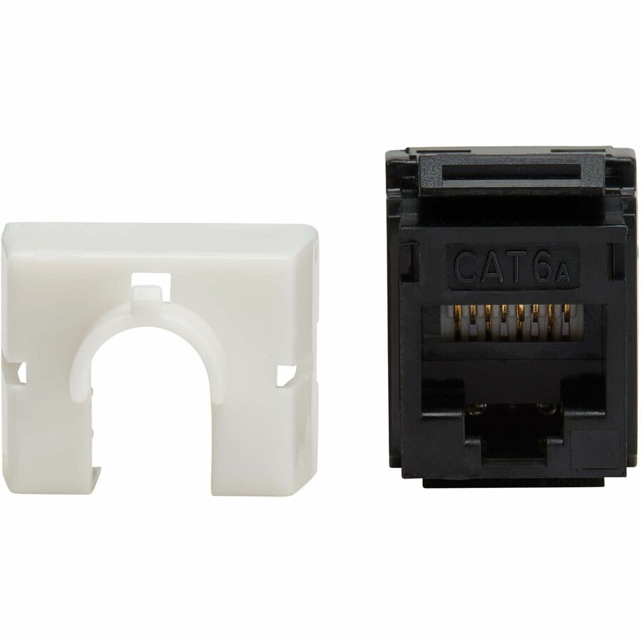 Eaton Tripp Lite Series Cat6a Keystone Jacks - 25 Pack with PoE++ Support and European/NA Punchdown Compatibility