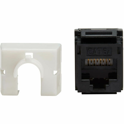 Eaton Tripp Lite Series Cat6a Keystone Jacks - 25 Pack with PoE++ Support and European/NA Punchdown Compatibility
