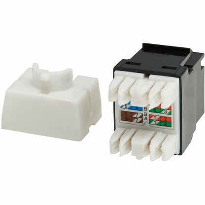 Eaton Tripp Lite Series Cat6a Keystone Jacks - 25 Pack with PoE++ Support and European/NA Punchdown Compatibility