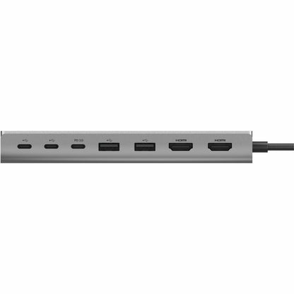 Belkin USB-C 8-in-1 Dual Display Core Hub Docking Station - 100W Power Delivery, Dual 4K HDMI & Ethernet - Space Gray