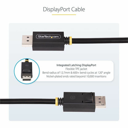 StarTech.com 6ft DisplayPort 2.1 Cable with VESA Certification for 8K/4K UHD Monitors