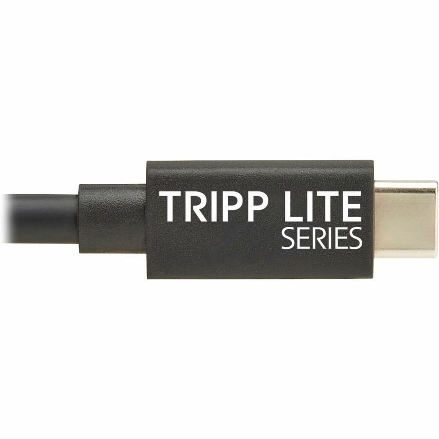 Eaton Tripp Lite Series USB4 40Gbps Cable (U521-1P2M-BK) – USB-C to USB-C, 8K 60Hz Video Streaming, 240W PD Charging, Black, 4 ft.