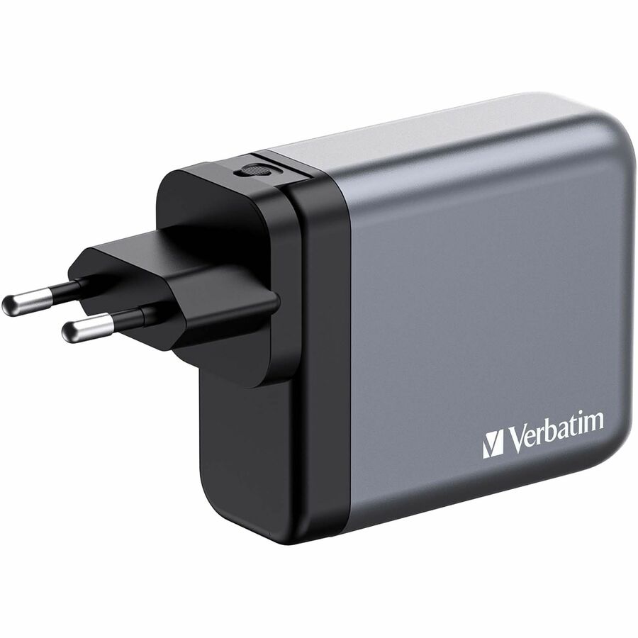 Verbatim America, LLC 140W 4-Port GaN Wall Charger with USB-C Power Delivery and Quick Charge