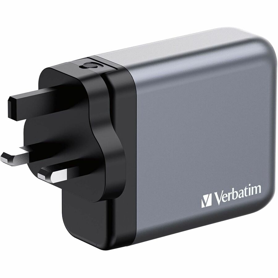 Verbatim America, LLC 140W 4-Port GaN Wall Charger with USB-C Power Delivery and Quick Charge