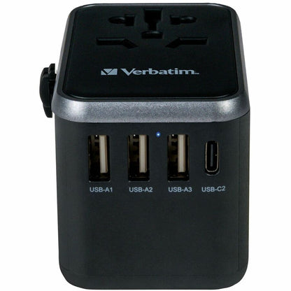 Verbatim UTA-04 Universal Travel Adapter 61W with USB-C and USB-A Ports