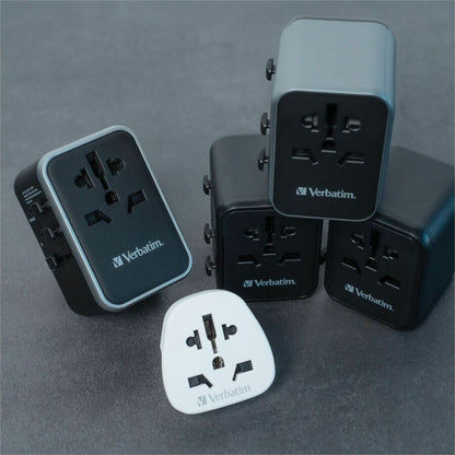 Verbatim UTA-01 Universal Travel Adapter 12W with USB-A Charging Ports