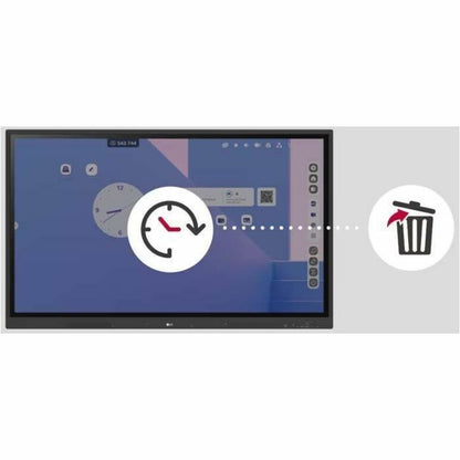 LG CreateBoard 86TR3DK-B Collaboration Display with Multi-Touch and Wireless ScreenShare