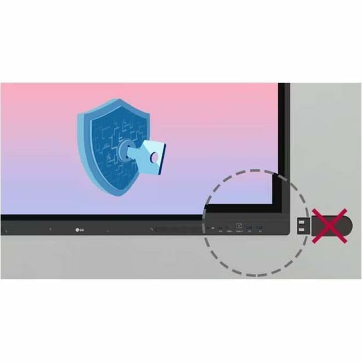 LG CreateBoard 86TR3DK-B Collaboration Display with Multi-Touch and Wireless ScreenShare