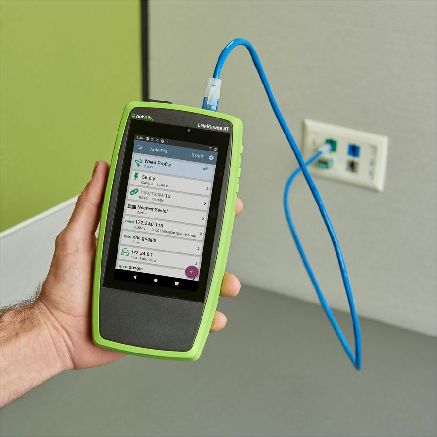 NetAlly LinkRunner AT 4000 Advanced Network & Cable Tester with LinkSprinter 300 x2