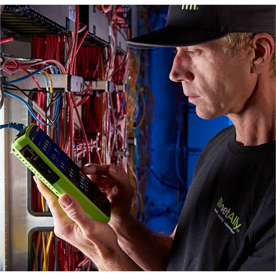 NetAlly LinkRunner AT 4000 Advanced Network & Cable Tester for Multigigabit Ethernet and Fiber Networks