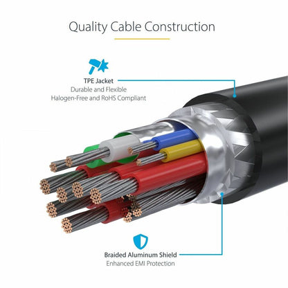 StarTech.com 10ft USB-C Charging Cable, USB-IF Certified, 240W PD EPR, M/M