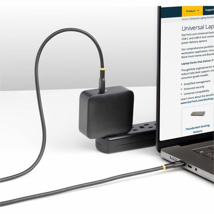 StarTech.com 13ft USB-C Charging Cable with 240W Power Delivery, USB-IF Certified USB-C to USB-C Cable for High-Power Laptops and Devices