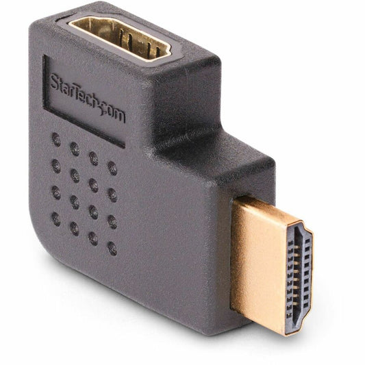 StarTech.com Right Angle HDMI 2.0 Adapter - Male to Female, 4K 60Hz, Port Saver for HDMI Devices