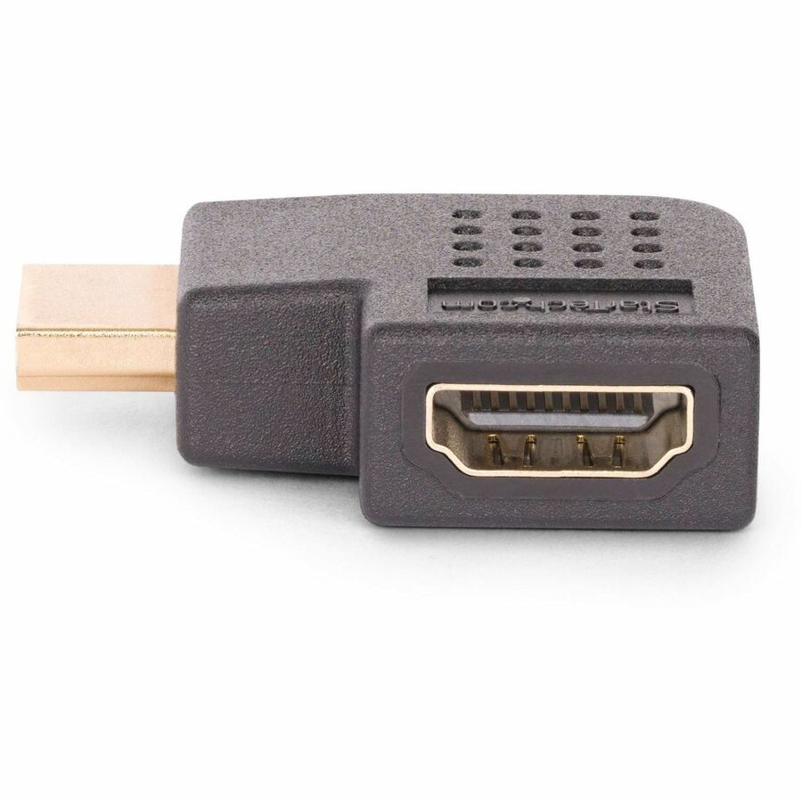 StarTech.com Right Angle HDMI 2.0 Adapter - Male to Female, 4K 60Hz, Port Saver for HDMI Devices
