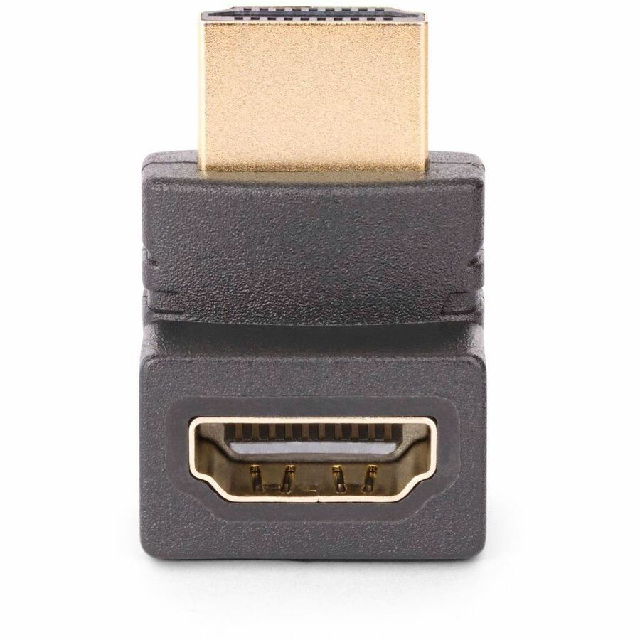 StarTech.com Down Angle HDMI 2.0 Adapter, Male to Female, 4K 60Hz, Port Saver for Wall-Mounted TVs and AV Cabinets