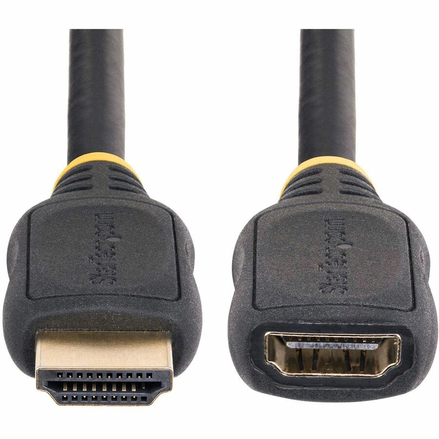 StarTech.com 6.6ft HDMI 2.0 Extension Cable with Port Saver, 4K 60Hz Support