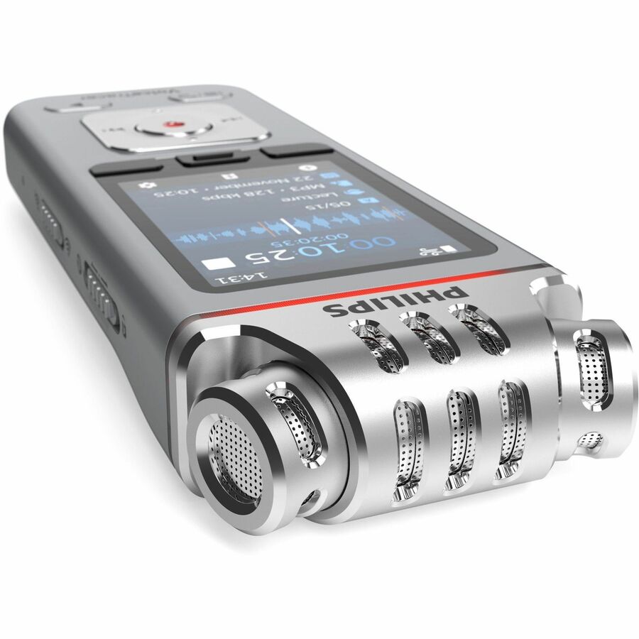 Philips Voice Tracer DVT4110 Digital Voice Recorder with 8GB Storage and Hi-Fi Microphones
