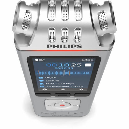 Philips Voice Tracer DVT4110 Digital Voice Recorder with 8GB Storage and Hi-Fi Microphones