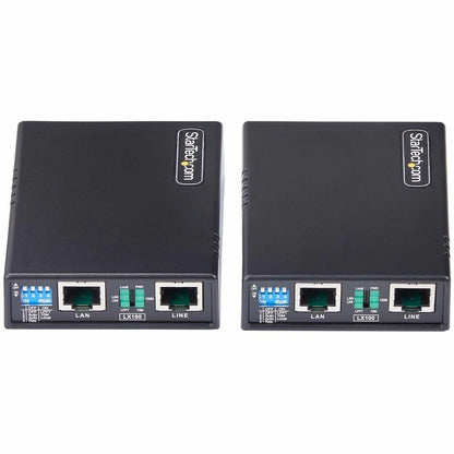 StarTech.com 10/100 Ethernet Extender Kit - Up to 0.5 miles (800 meters) Long-Range LAN Over Single or Dual Pair UTP