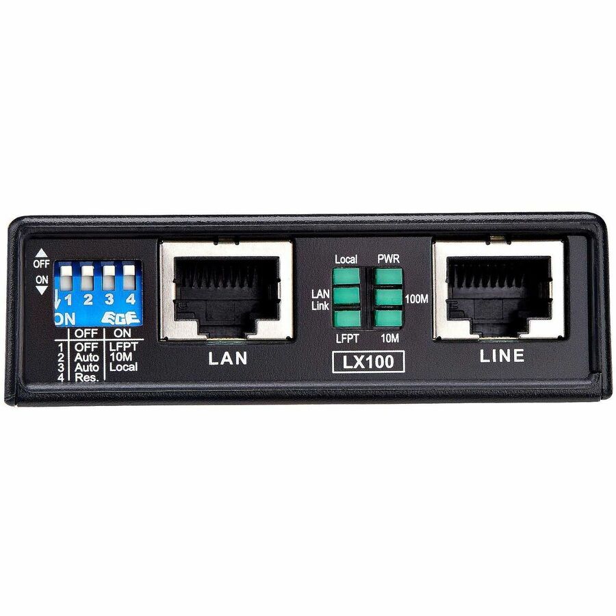 StarTech.com 10/100 Ethernet Extender Kit - Up to 0.5 miles (800 meters) Long-Range LAN Over Single or Dual Pair UTP