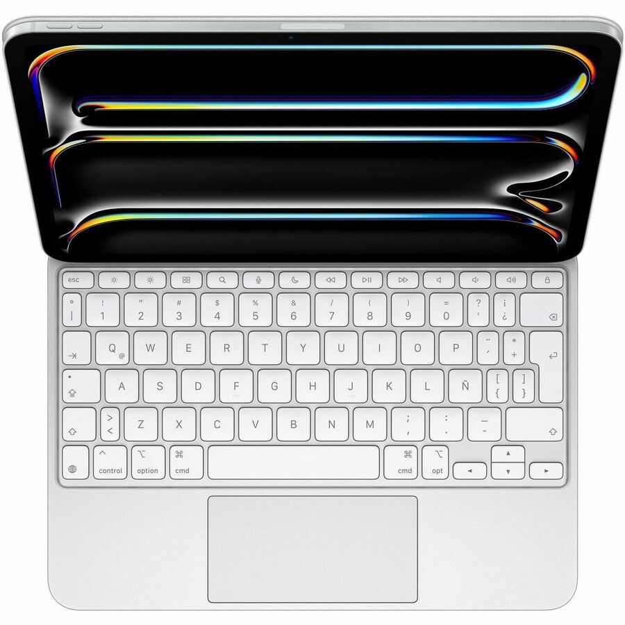 Apple Magic Keyboard/Cover Case for 11" Apple iPad Pro 11 (2024) Tablet - White