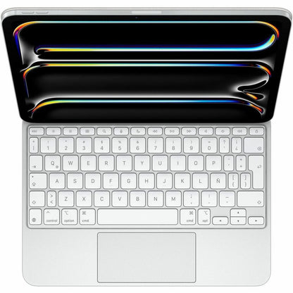 Apple Magic Keyboard/Cover Case for 11" Apple iPad Pro 11 (2024) Tablet - White