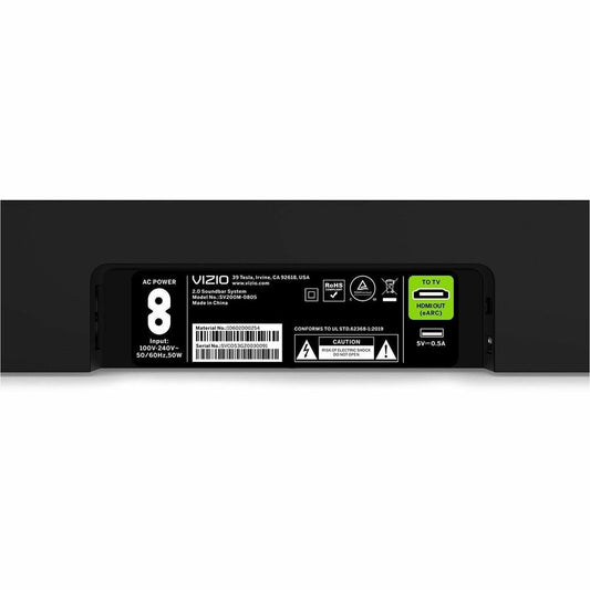 VIZIO 2.0 Bluetooth Sound Bar Speaker with Dolby Atmos & DTS:X - 30 Inch Wireless Audio System