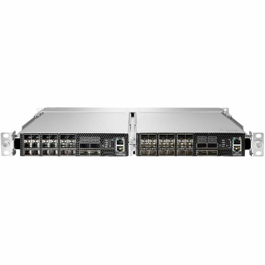 Hewlett Packard Enterprise SN2010M Layer 3 Switch with NVIDIA Cumulus Linux – 25GbE 18 SFP28 & 4 QSFP28 Ports, 1U Rack-Mountable Network Solution