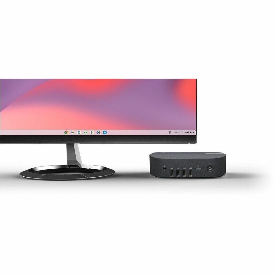 Asus Chromebox 5a CHROMEBOX5A-SC041UN Mini PC with Intel Celeron 7305, 4GB RAM, 128GB SSD, ChromeOS, Eco Black