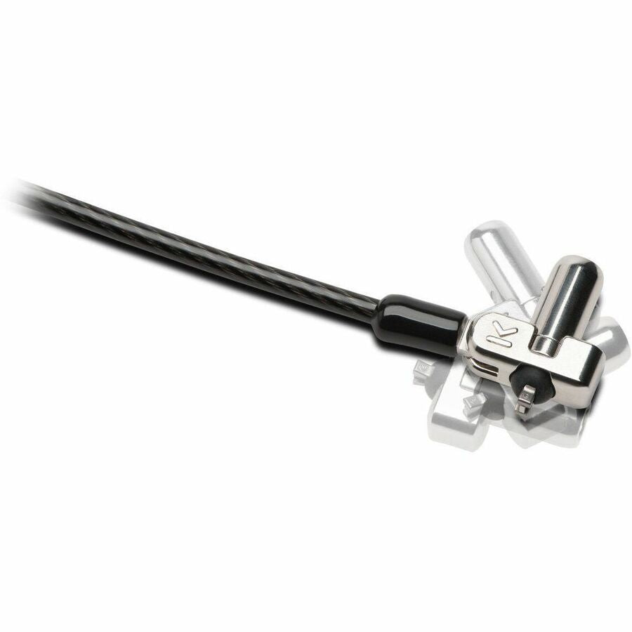 Kensington N17 Keyed Dual Head Laptop Lock for Dell Devices – TAA Compliant Security Cable with 6 ft Carbon Steel Cable