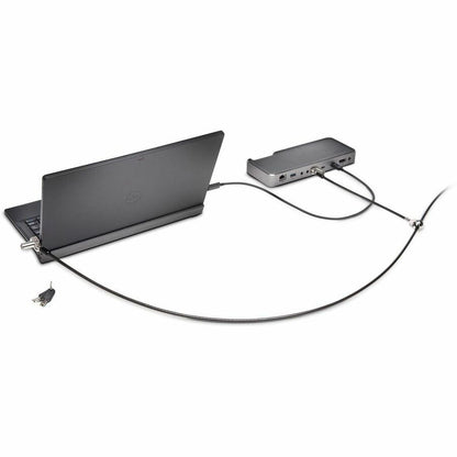 Kensington N17 Keyed Dual Head Laptop Lock for Dell Devices – TAA Compliant Security Cable with 6 ft Carbon Steel Cable