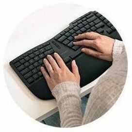 Kensington Pro Fit Ergo KB675 EQ TKL Rechargeable Wireless Keyboard for Mac and Windows