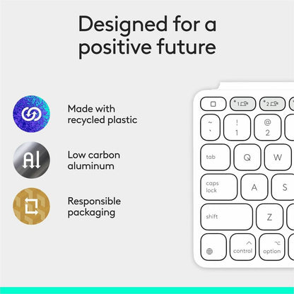 Logitech Keys-To-Go 2 Portable Wireless Keyboard for iPad and Apple Devices - Pale Gray